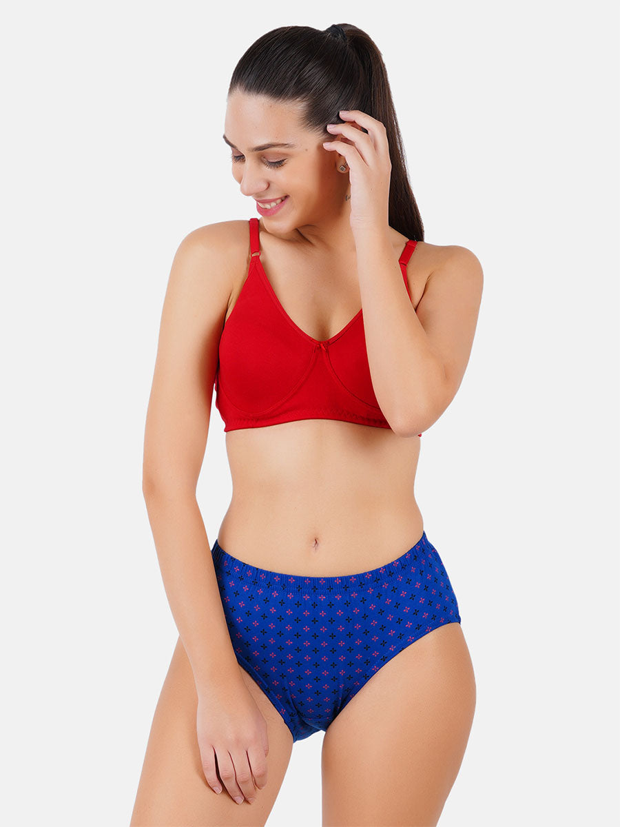 Womens Panties Elina Print (3 Pcs Pack)-view three